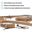 BullyBillows Training Double Ended Dog Leash, TAN – Monitoimitalutin, 2 m