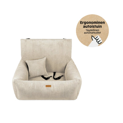 Denzoo Autoistuin Koiralle MILANO, Beige