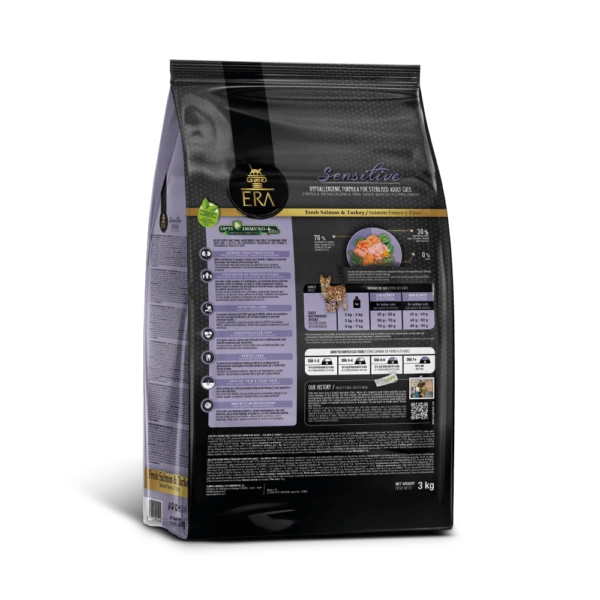 ERA Grain Free Sterilised Sensitive Adult - Fresh Salmon & Turkey