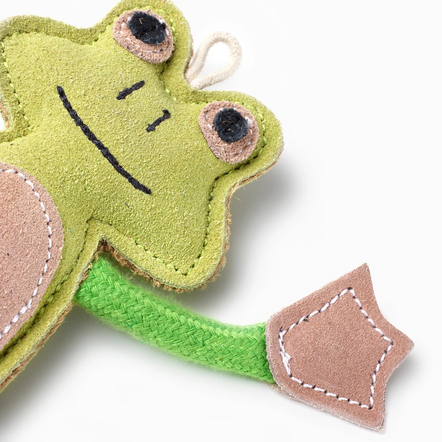 Green & Wilds Francois Le Frog, Eco Dog Toy