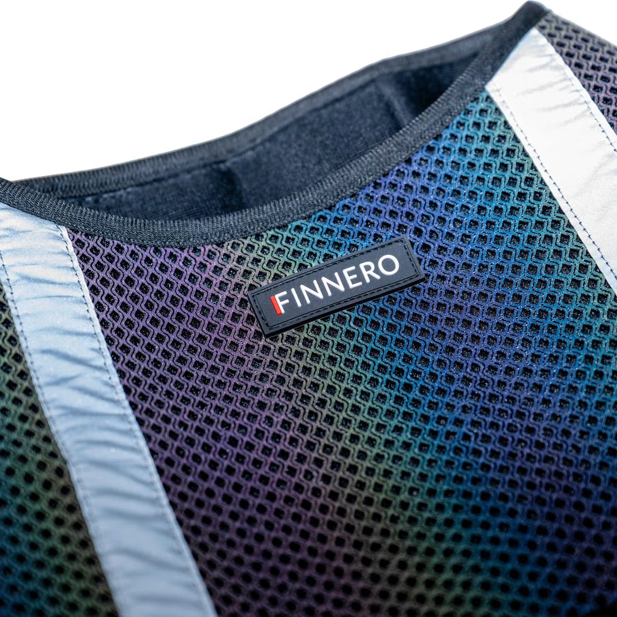 FINNERO GLOW Heijastinliivi Koiralle - Monivärinen