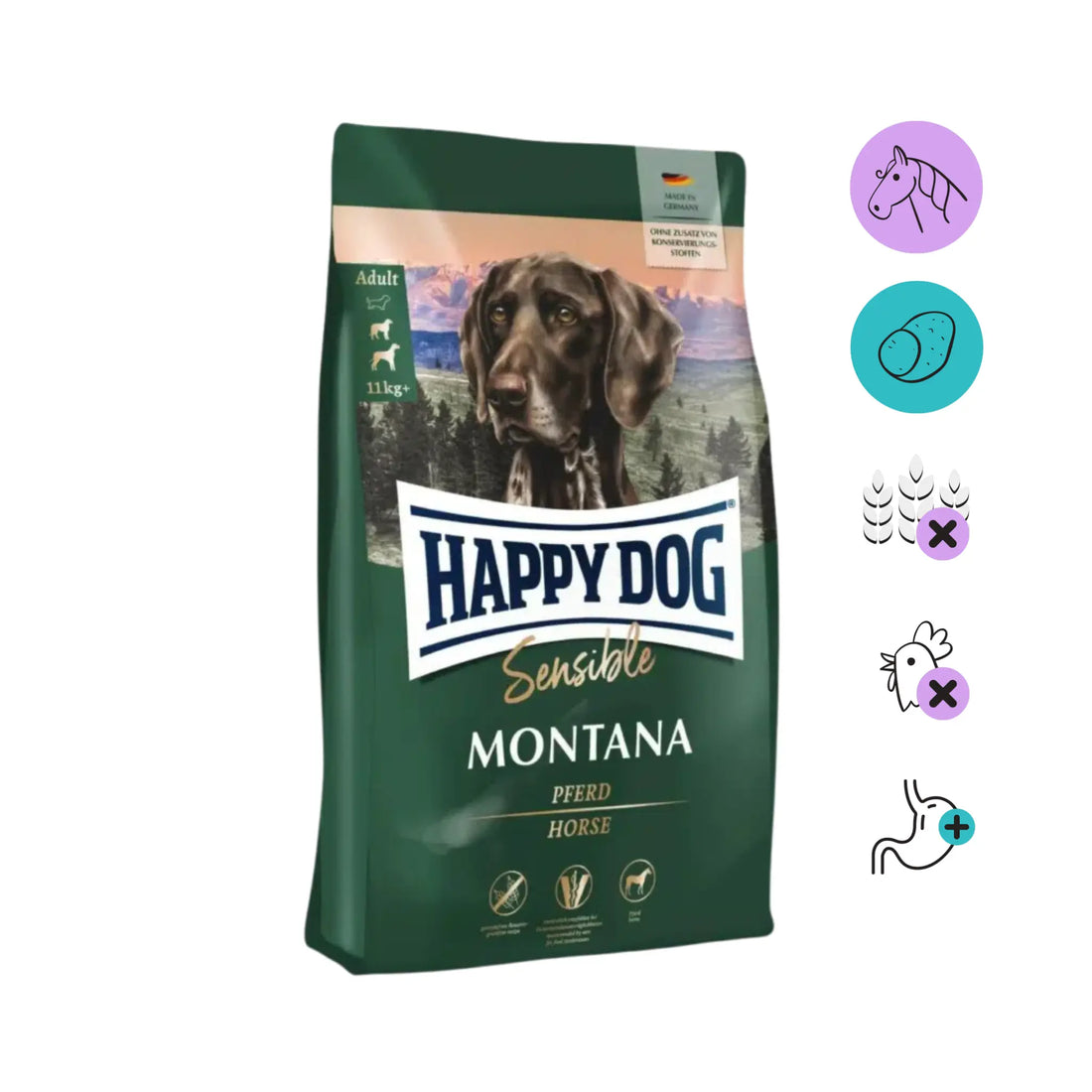 Happy Dog Sensible Montana - Viljaton kuivaruoka