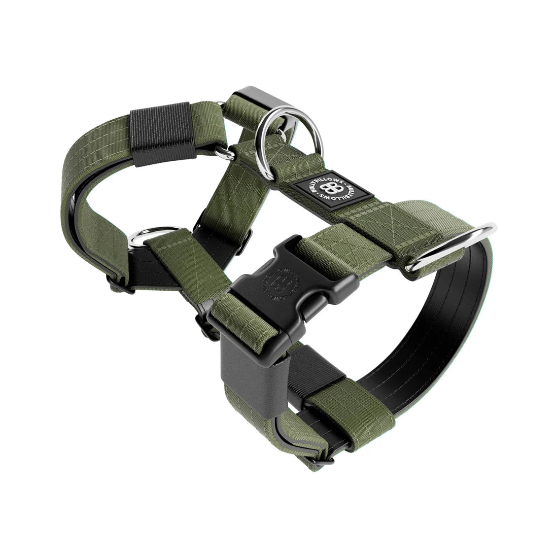 BullyBillows Anti-Pull TRI-Harness®, KHAKI – Koulutusvaljaat kaikille roduille