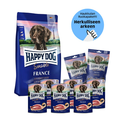 Happy Dog Sensible France - Tassukaverin Arkipaketti