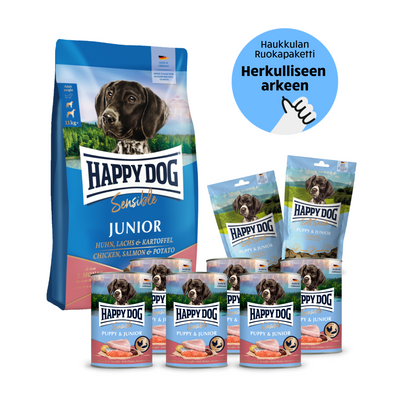 Happy Dog Sensible Junior - Pentutassun Arkipaketti