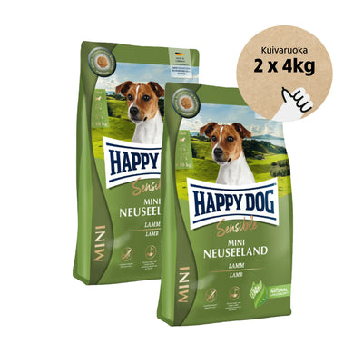 Happy Dog Sensible Mini Neuseeland - Pikkutassun Megapaketti