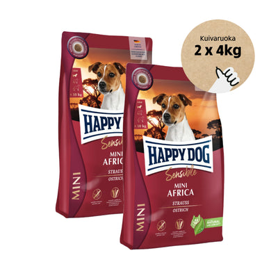 Happy Dog Sensible Mini Africa - Pikkutassun Megapaketti