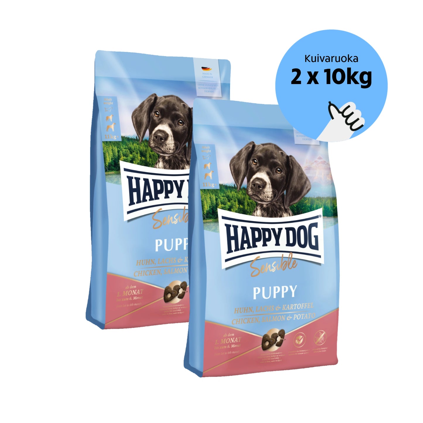 Happy Dog Sensible Puppy - Pentutassun Megapaketti