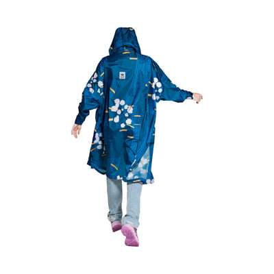 Rainkiss Poncho, Japanese Blossom - ONE SIZE