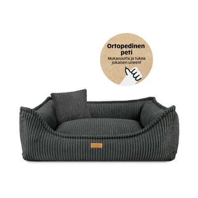 Denzoo Koiranpeti MILANO, Dark Grey