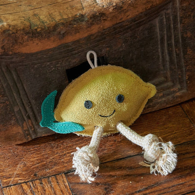Green & Wilds Libby the Lemon, Eco Dog & Cat Toy