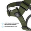 BullyBillows Anti-Pull TRI-Harness®, KHAKI – Koulutusvaljaat kaikille roduille