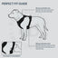 BullyBillows Comfort Premium Harness, BLACK – Ergonominen koiranvaljas