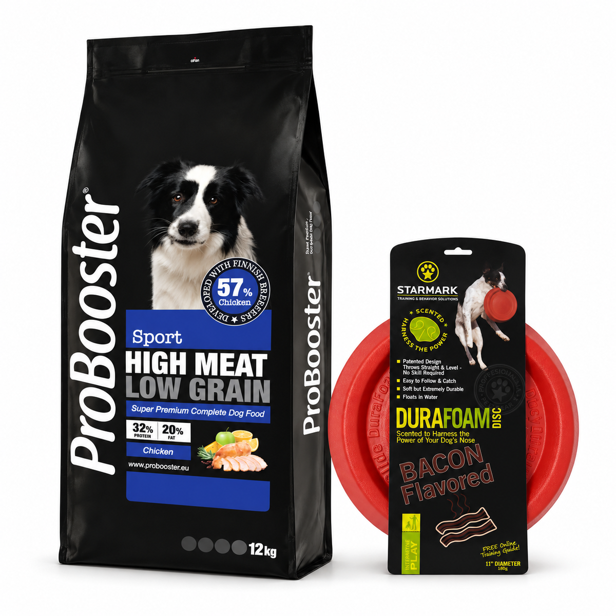Halloween-paketti: ProBooster Sport 12 kg + Baconfrisbee