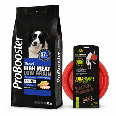 Halloween-paketti: ProBooster Sport 12 kg + Baconfrisbee