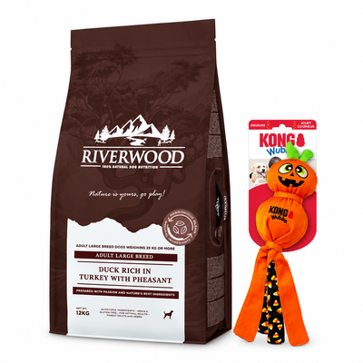Halloween-paketti: Riverwood Large 12 kg + Kurpitsa
