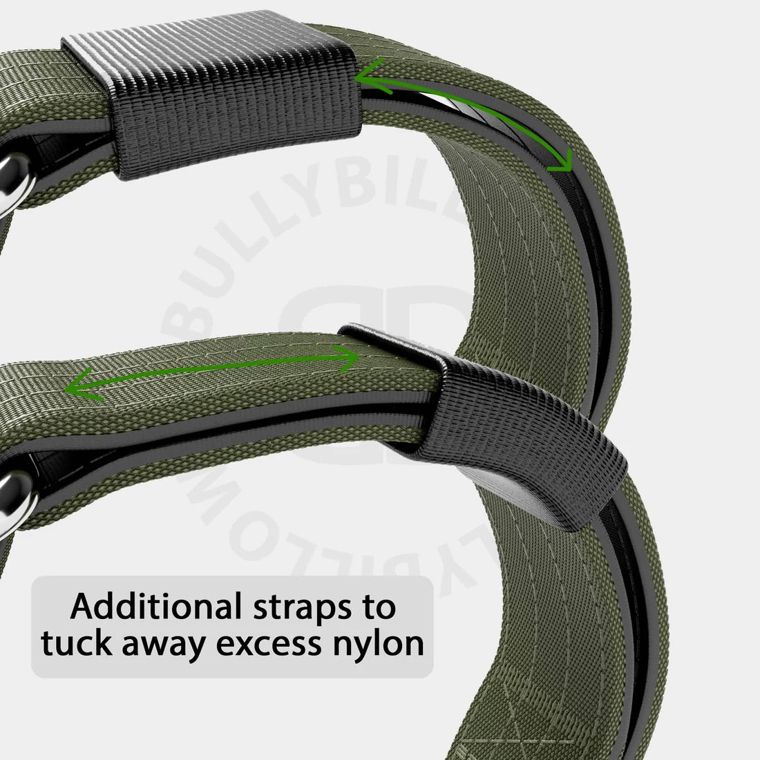 BullyBillows Anti-Pull TRI-Harness®, KHAKI – Koulutusvaljaat kaikille roduille