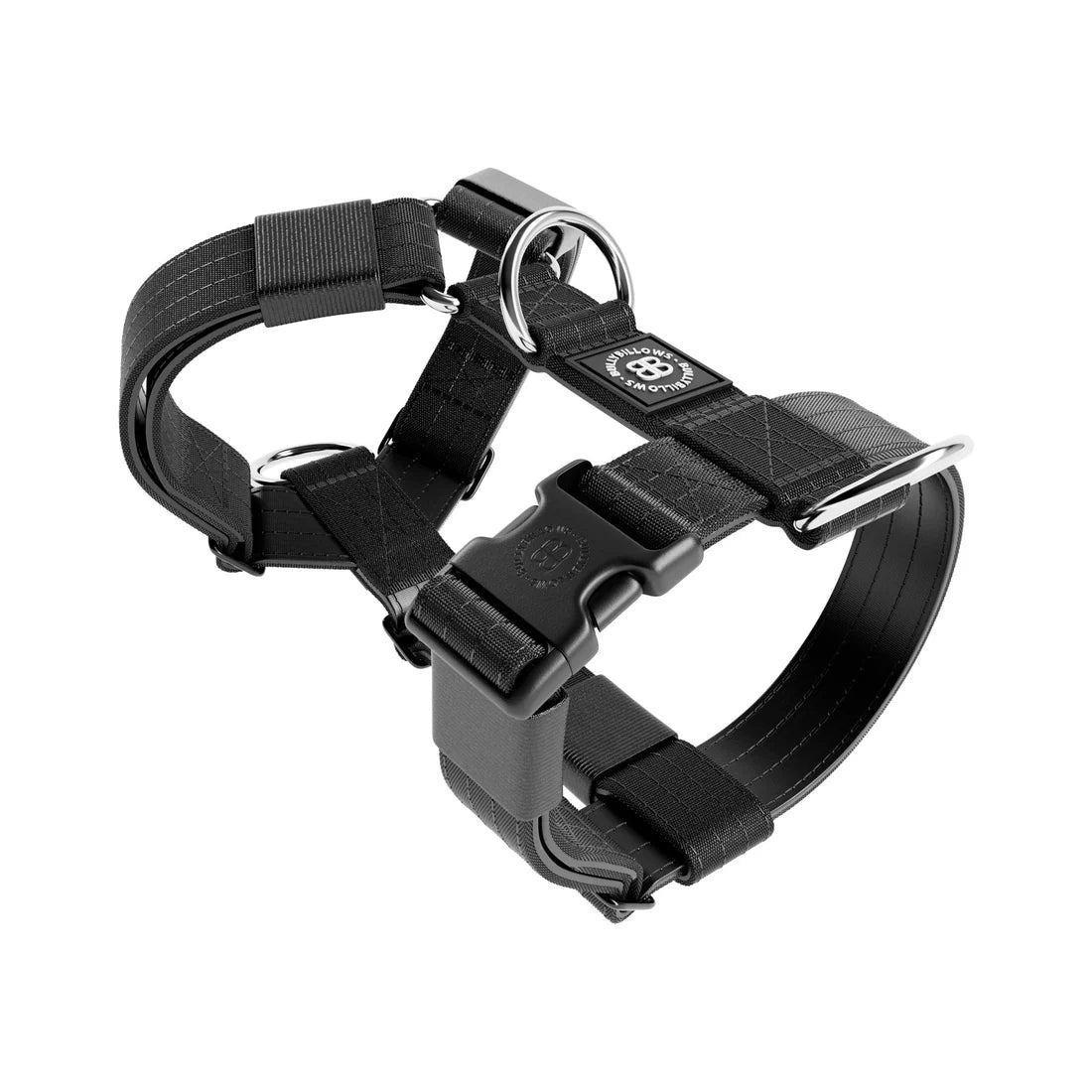 BullyBillows Anti-Pull TRI-Harness®, BLACK – Koulutusvaljaat kaikille roduille