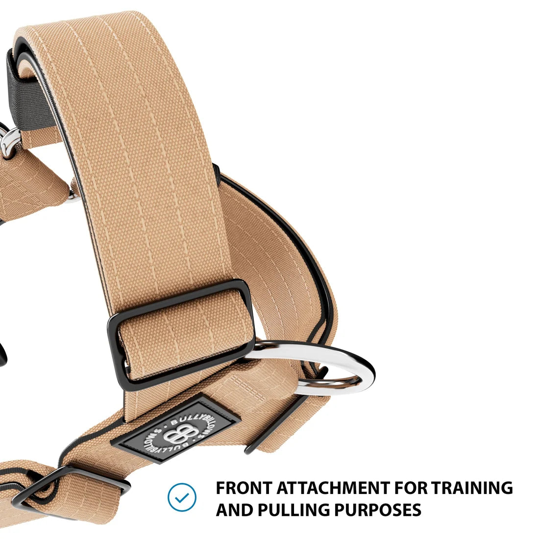 BullyBillows Anti-Pull TRI-Harness®, TAN – Koulutusvaljaat kaikille roduille
