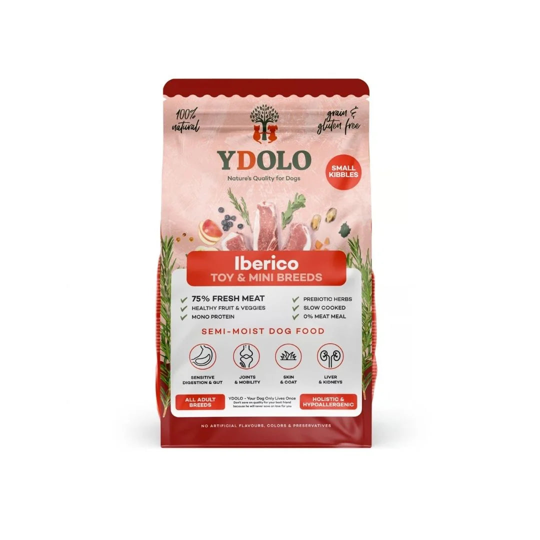 YDOLO Healthy & Pure Iberico MINI - Puolikostea koiranruoka