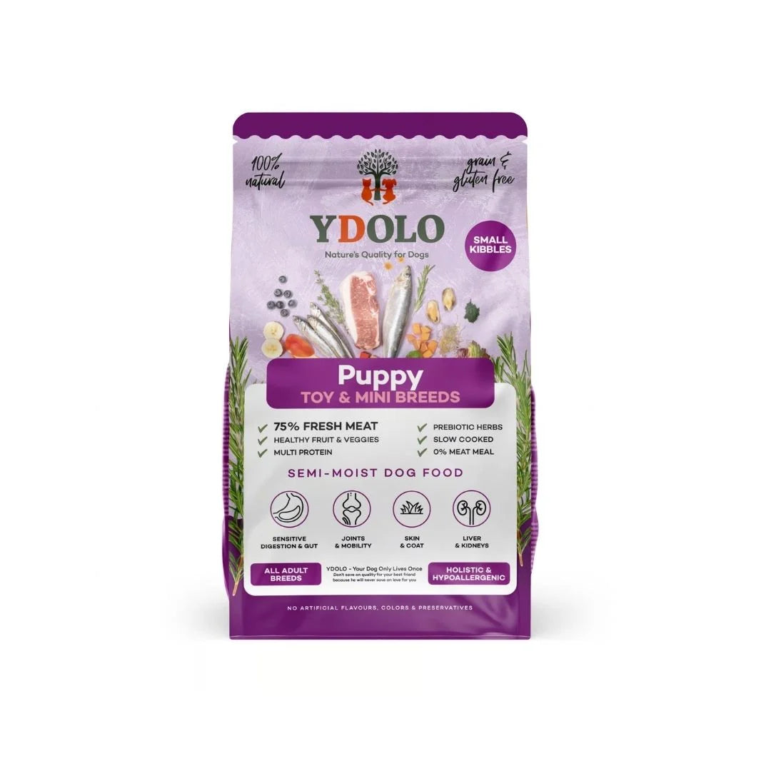 YDOLO Healthy & Pure Puppy MINI - Puolikostea koiranruoka