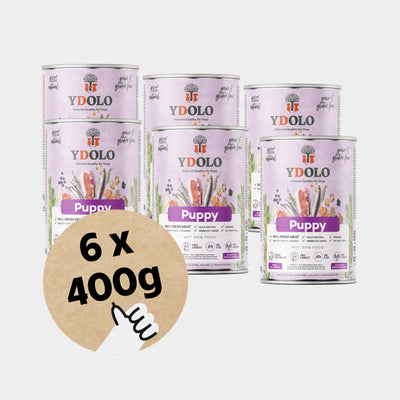 Ydolo puppy koiran markaruoka 6x400g