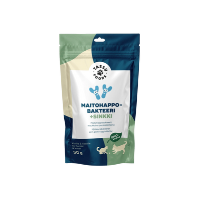 Tassu Foods Maitohappobakteeri + Sinkki 50g