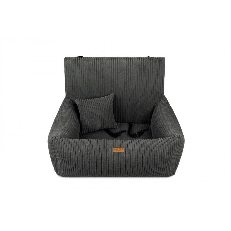 Denzoo Autoistuin Koiralle MILANO, Dark Grey