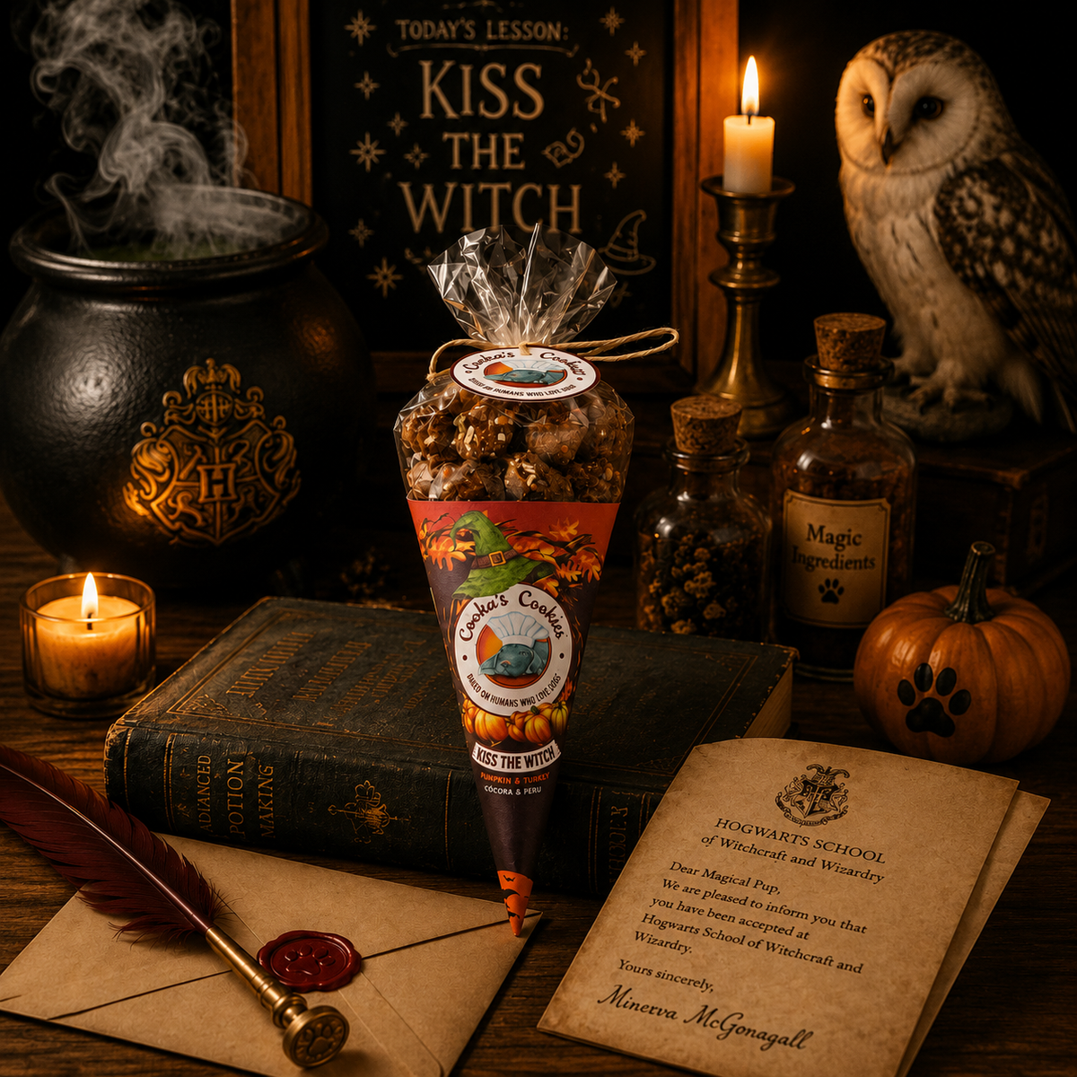 Cooka's Cookies Halloween - Kiss the Witch Kalkkuna & Kurpitsaherkut