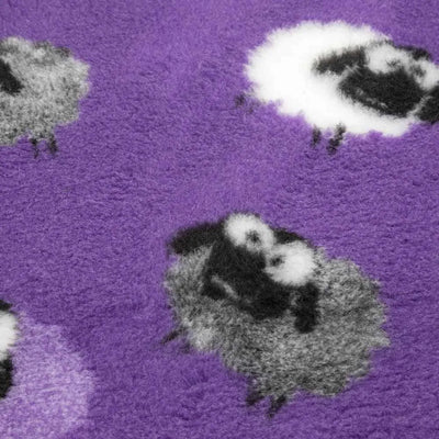 Foxy Fur Makuualusta - Lammaskuvio, violetti
