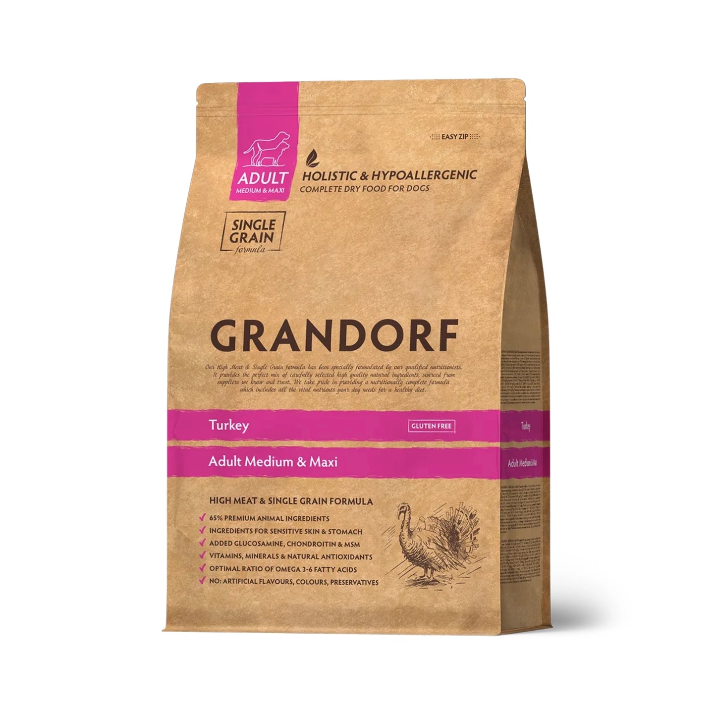 GRANDORF Adult Medium & Maxi, Kalkkuna