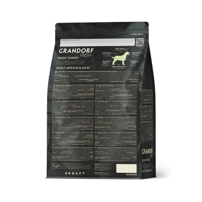 GRANDORF FRESH Adult Medium & Maxi, Kalkkuna 10kg