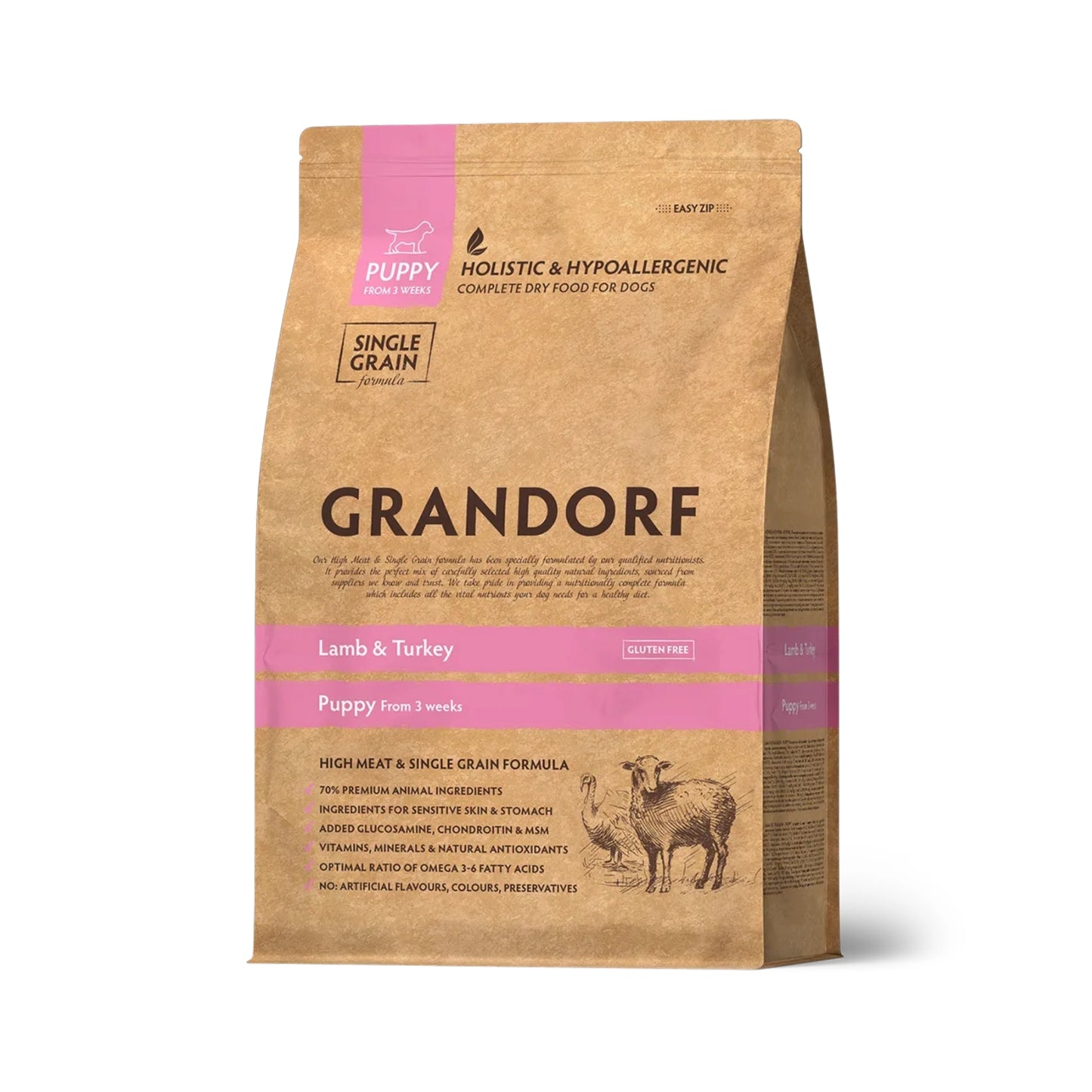 GRANDORF Puppy, Lammas ja Kalkkuna