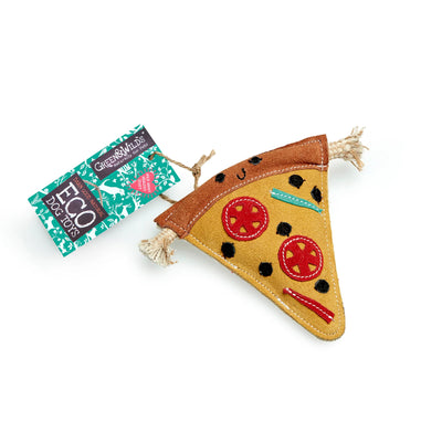 Green & Wilds Pepe Le Pizza, Eco Dog Toy
