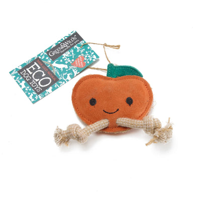 Green & Wilds Sancho the Satsuma, Eco Dog & Cat Toy