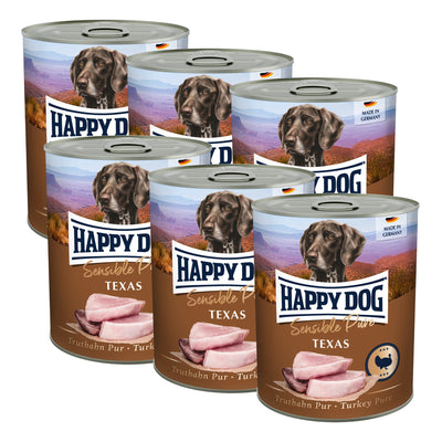 Happy Dog Sensible Pur Texas - Kalkkuna 800g