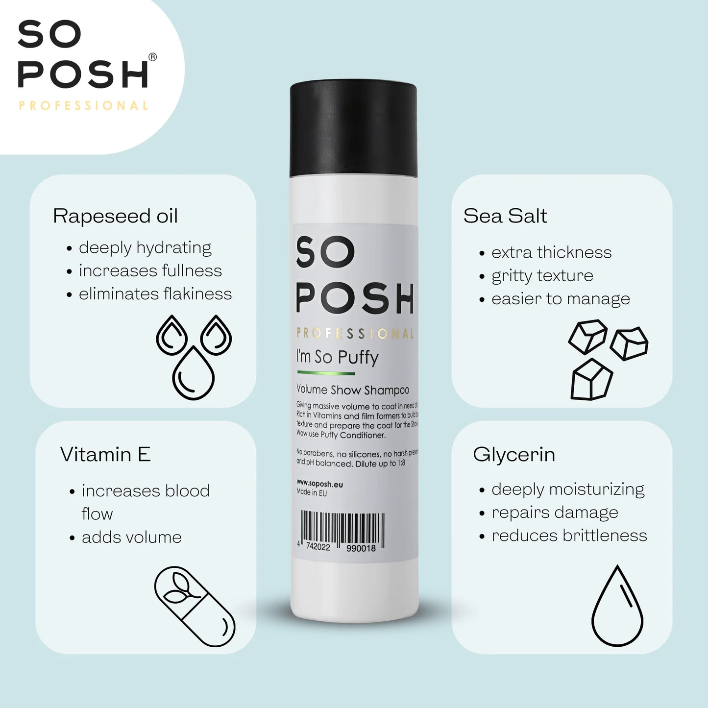 So Posh I'm So Puffy Shampoo - Eri kokoja