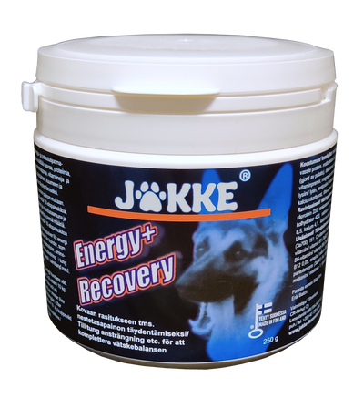 Jakke Energy+Recovery nesteytys- ja palautumisjuomajauhe koiralle