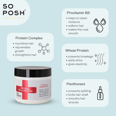 So Posh Oh Dog, It's a Miracle Intensive Repair Mask 500 ml