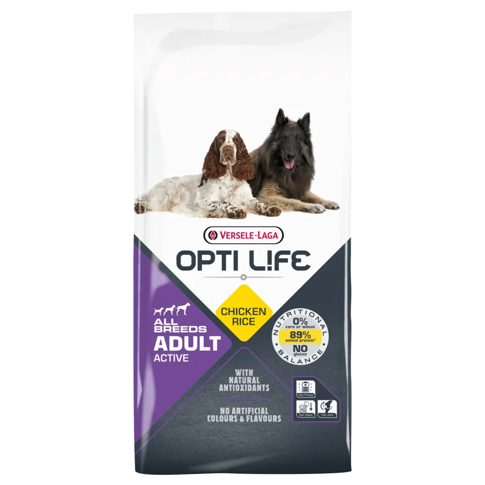 Opti Life Adult Active All Breeds 12,5 kg