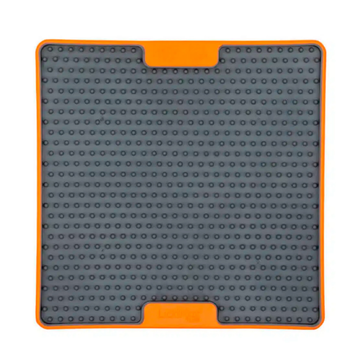 LickiMat Aktivointimatto Soother Tuff, oranssi, 20 x 20 cm