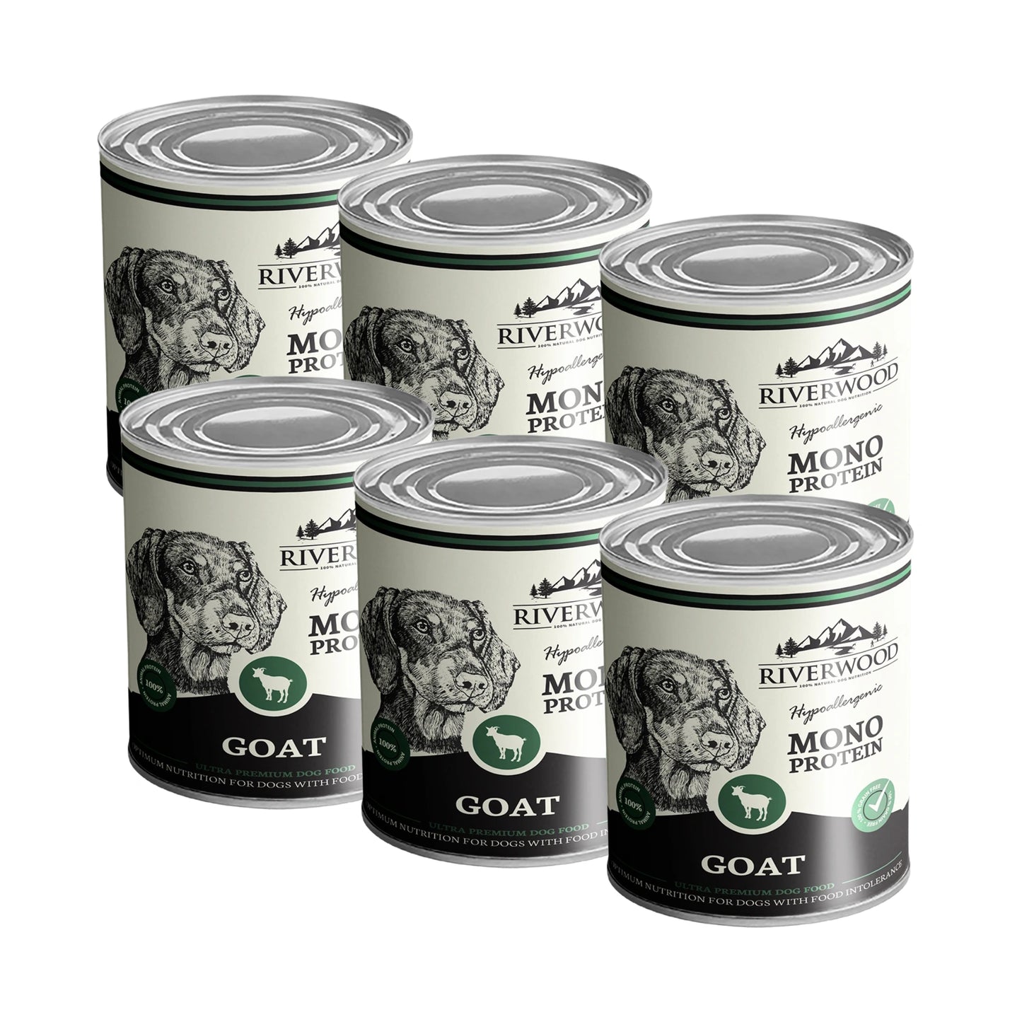 Riverwood Mono Protein Märkäruoka, Vuohi 400g