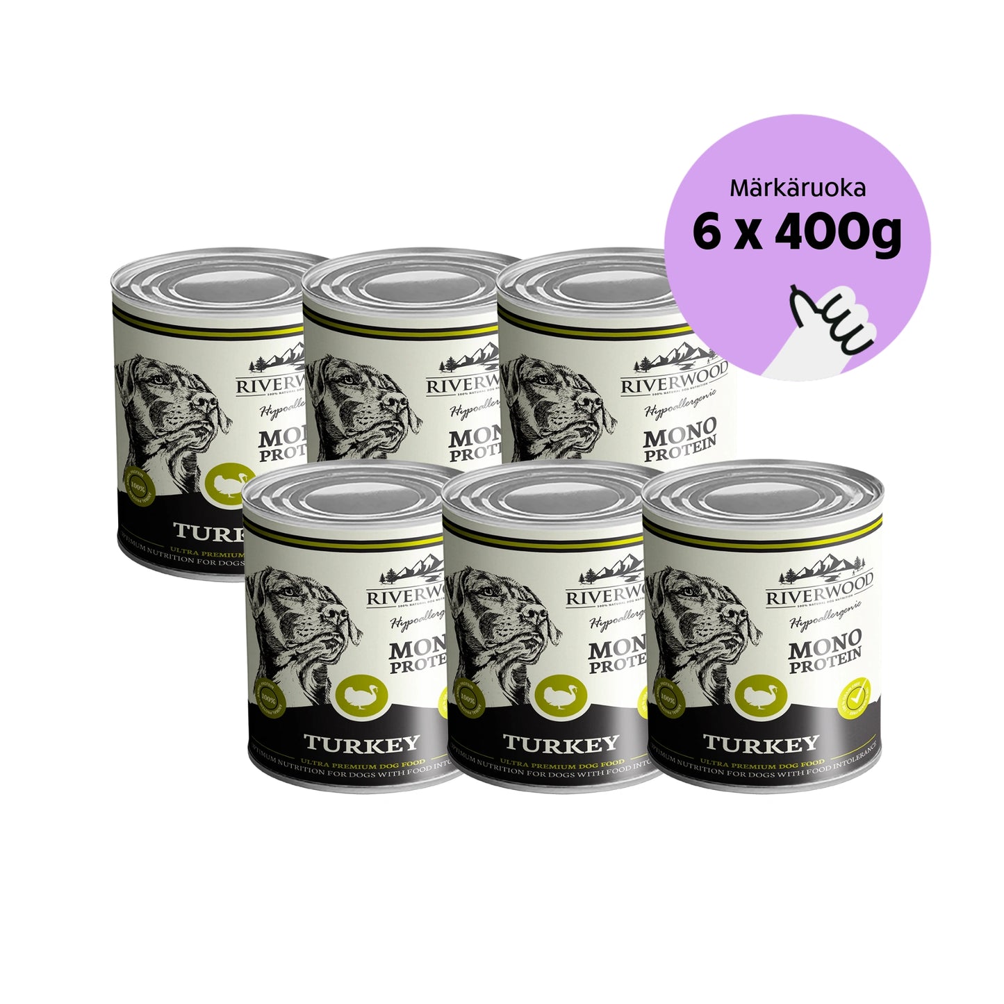 Riverwood Adult Large Ankka, Kalkkuna ja Fasaani - Tassukaverin Arkipaketti