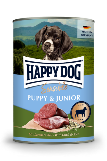 Happy Dog Sensible Puppy & Junior- Lammas, riisi