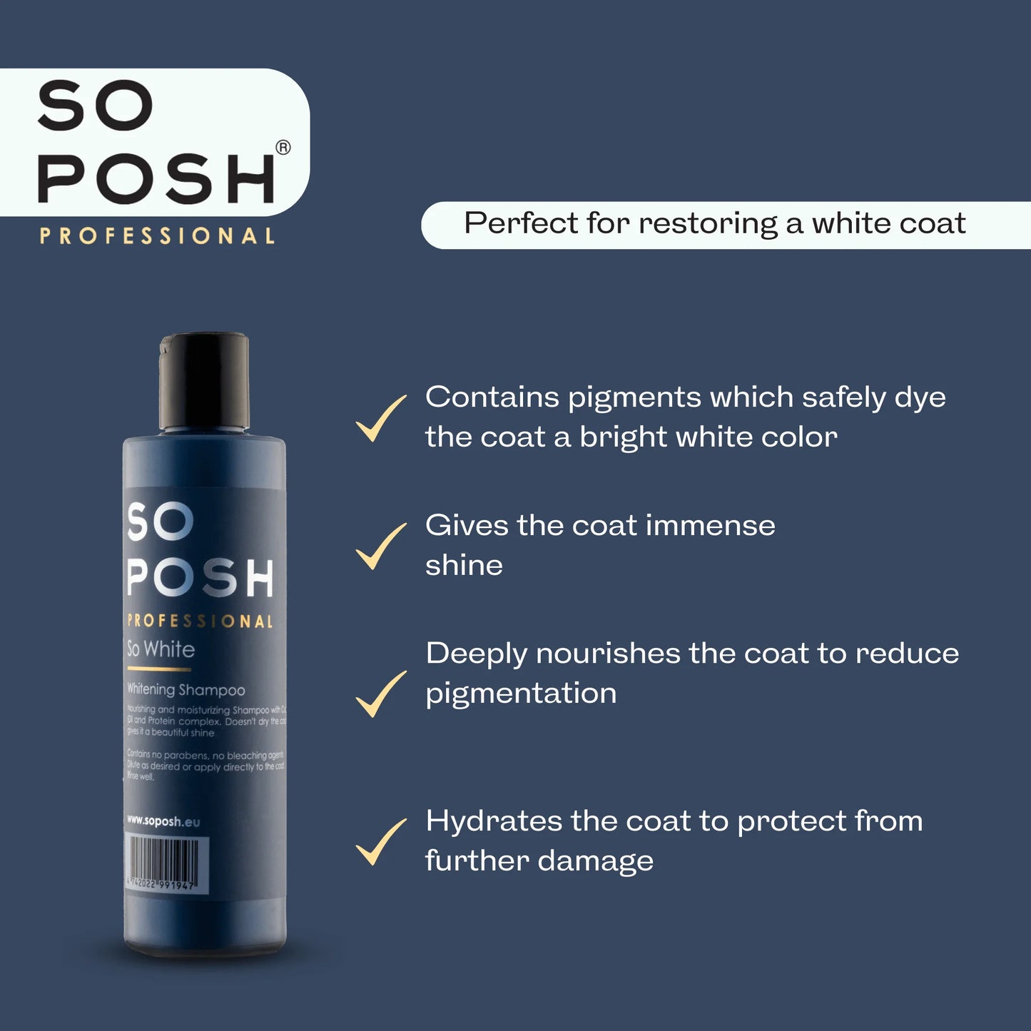 So Posh So White Shampoo - Eri kokoja