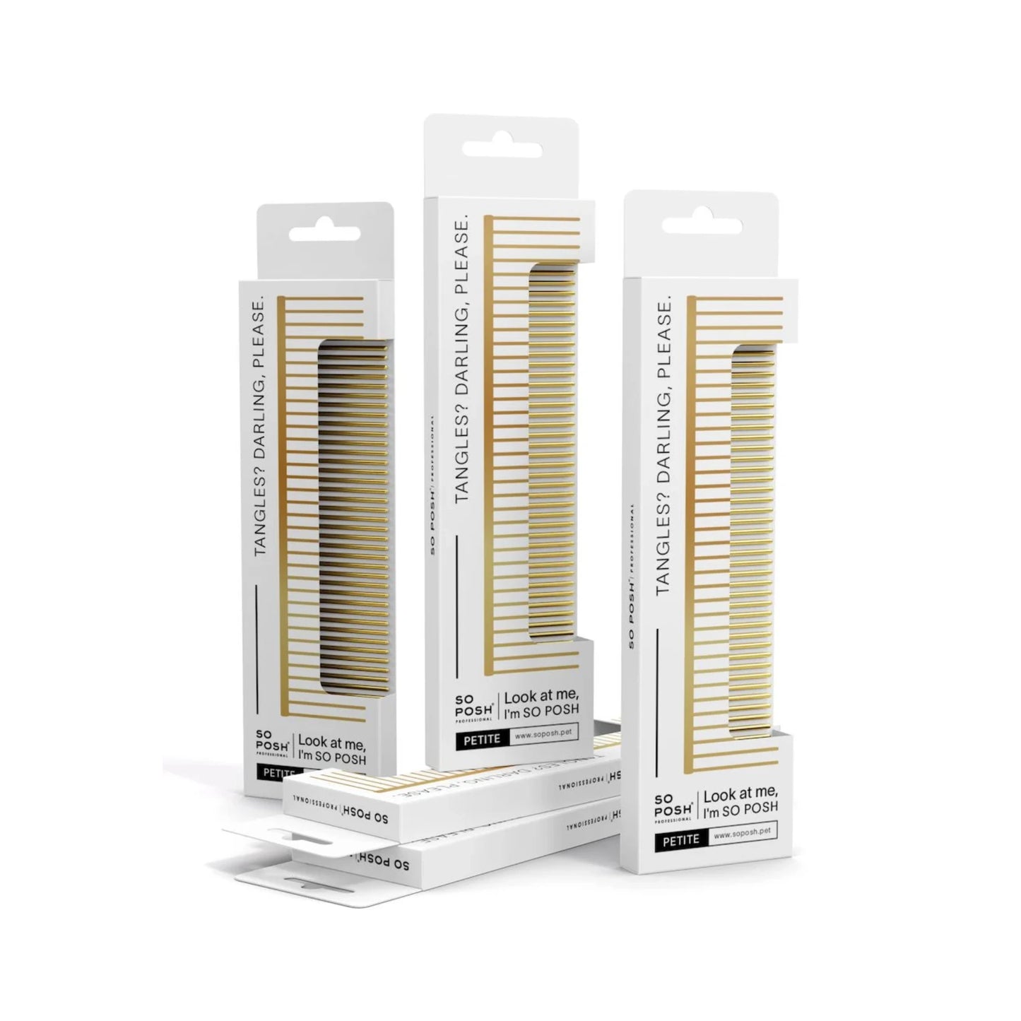 Metallinen koirankampa – antistaattinen ja kestävä trimmauskampa.