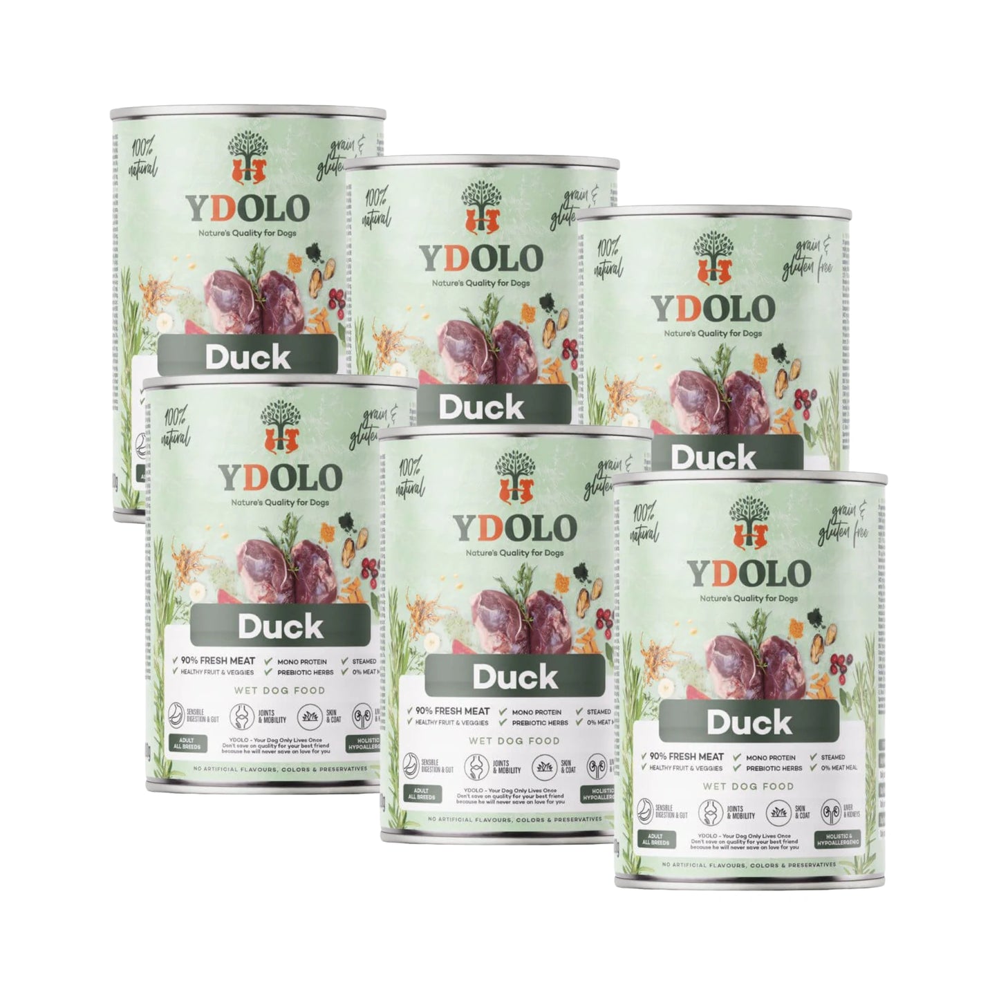 YDOLO Healthy & Pure Duck - Märkäruoka 400g