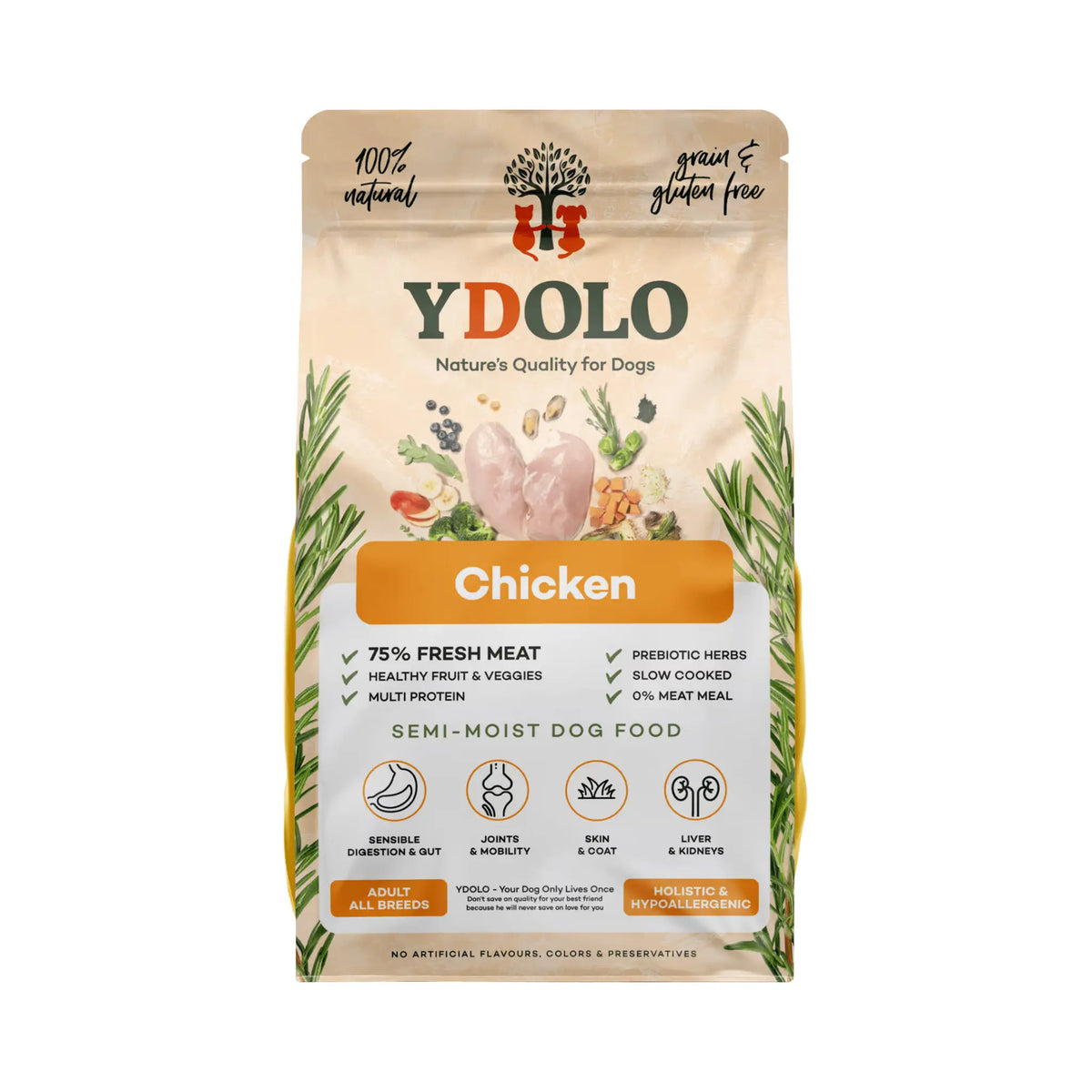YDOLO Healthy & Pure Chicken 10 kg