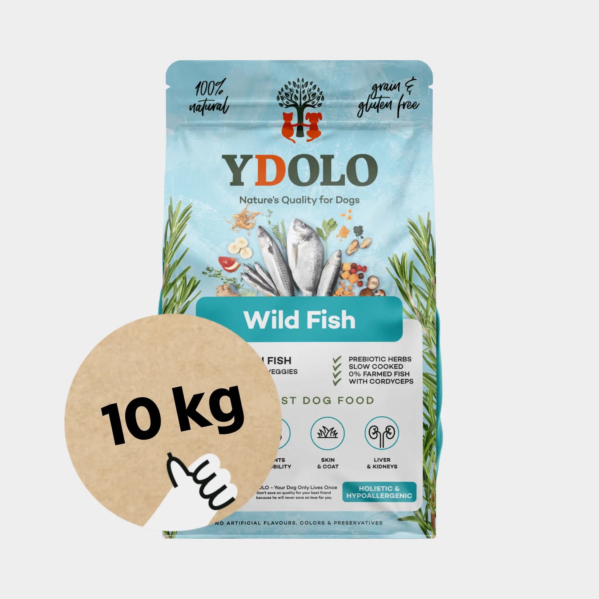 ydolo healthy pure wild fish koiranruoka 10kg