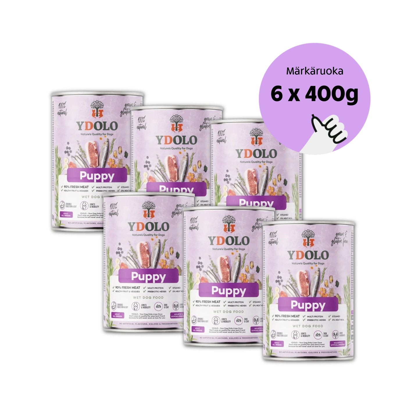 YDOLO Healthy & Pure Puppy - Arkipaketti